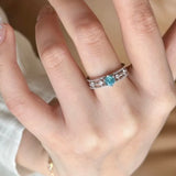 Ocean Eye Lace Band Ring