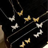 Silky Butterfly Necklace