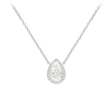 Teardrop Diamond Necklace