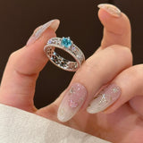 Ocean Eye Lace Band Ring