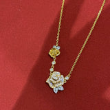 Golden Rose Necklace