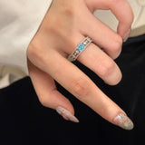 Ocean Eye Lace Band Ring