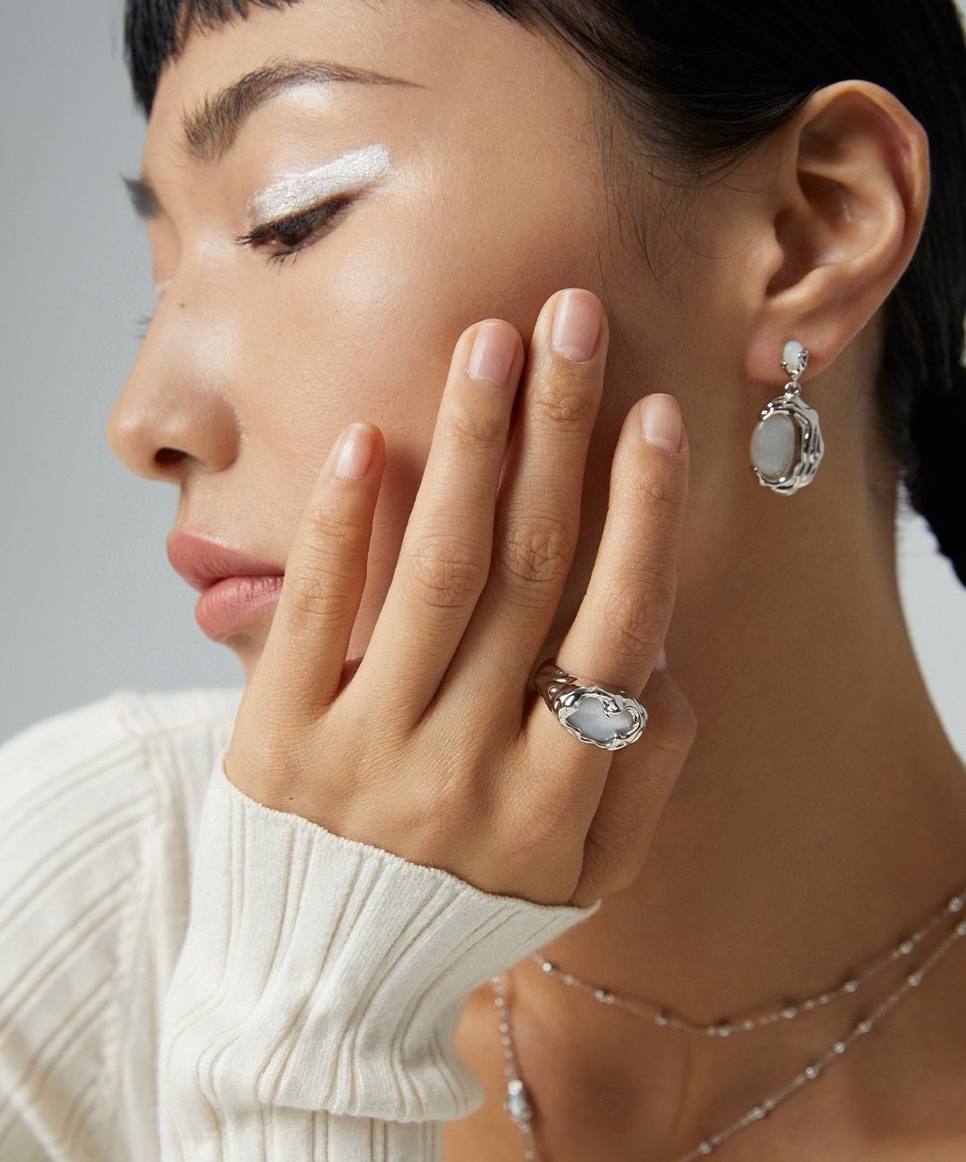 Golden Pearl Ring