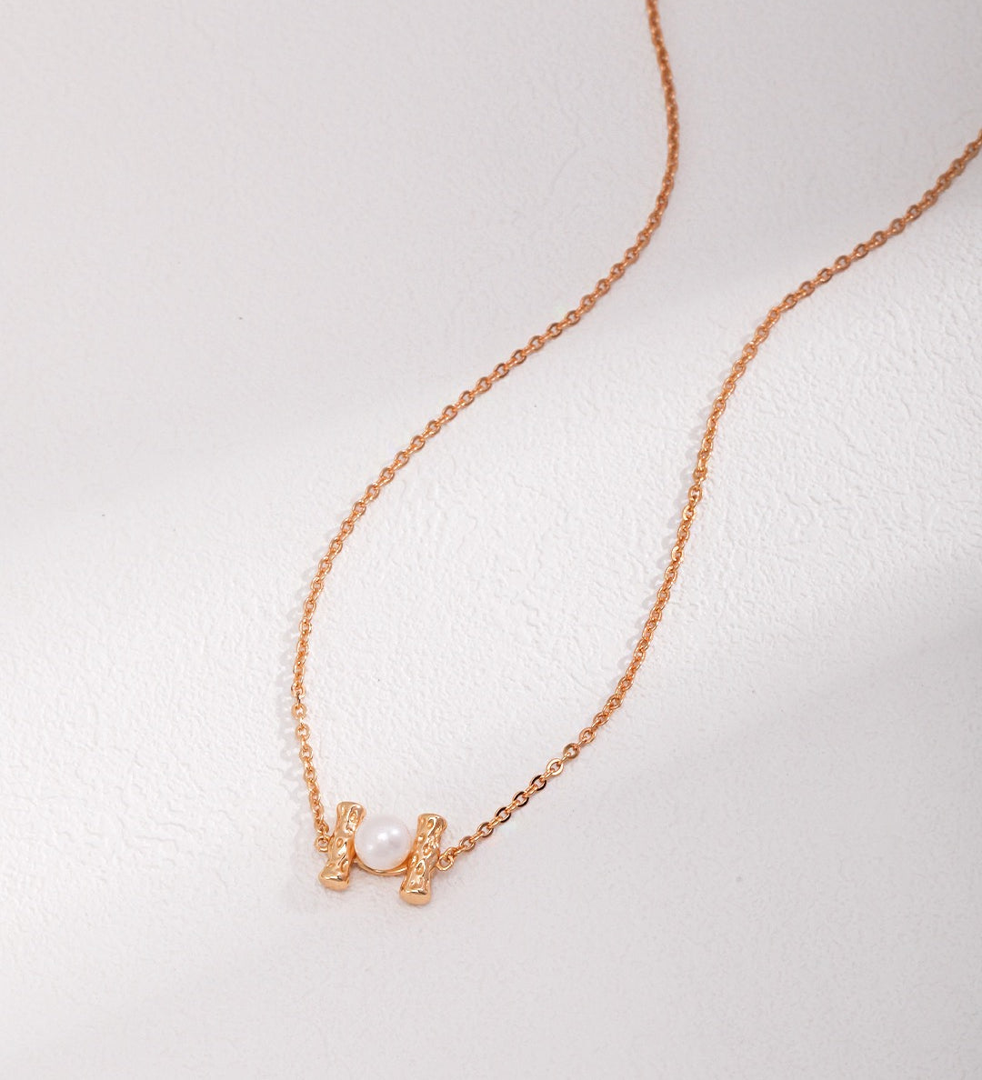 Gold Pearl Necklace