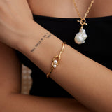 Golden Pearl Bracelet 