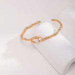 Golden Pearl Bracelet 