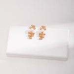 Gold Pearl Earrings 