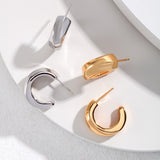 Classic Everyday Essential Hoop Earrings in Gold / Silver