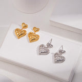 Fairytale Double Heart Earrings