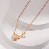 Love Heart with Pearl Necklace