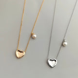 Love Heart with Pearl Necklace