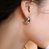 Chunky Teardrop Earrings