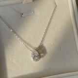 Teardrop Diamond Necklace