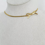 Ribbon Bow Choker