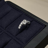 Diamond Crossover Ring