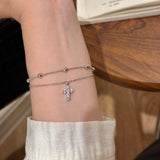 Double-layered Cross Bracelet